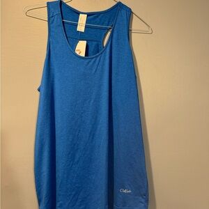 Cakulo Blue Racerback Athletic Tank Women’s